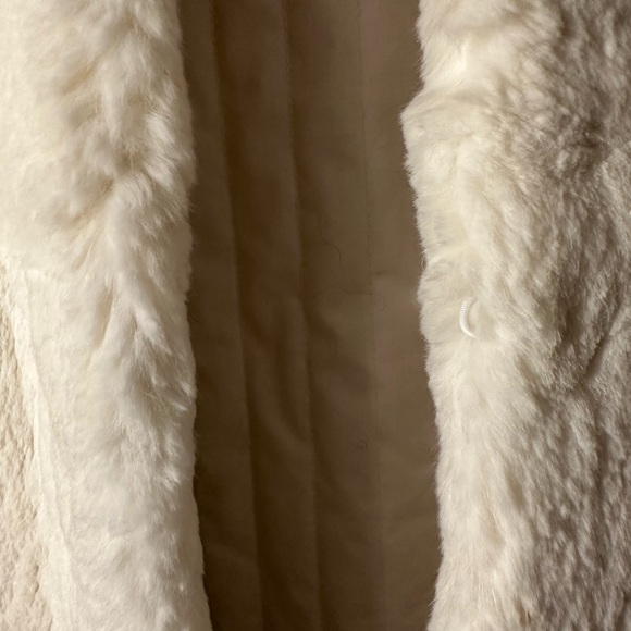 Vintage Rabbit Fur Coat / Mob Wives Style Size Medium - Picture 2 of 6